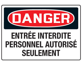 Panneau directionnel aluminium