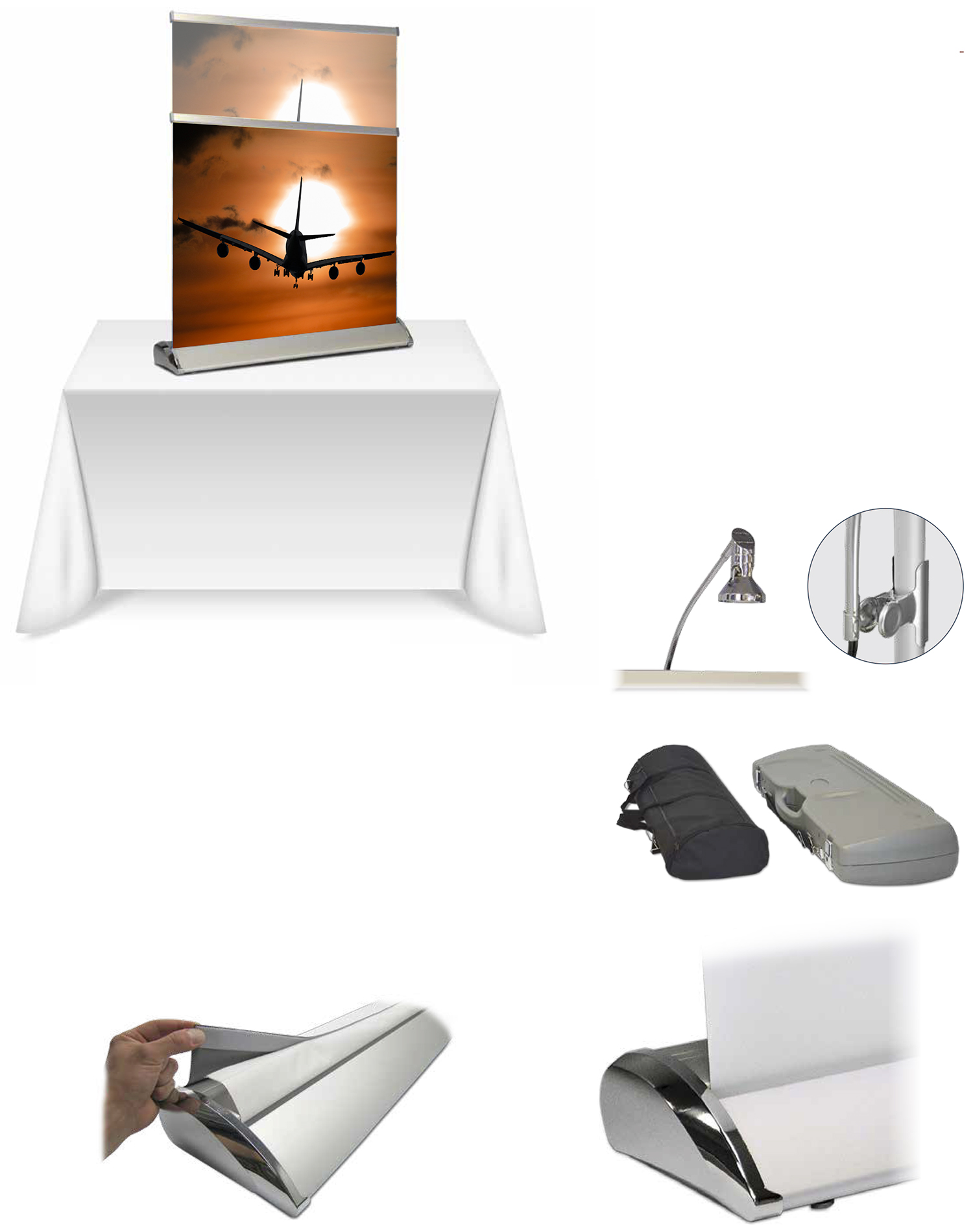 Bannière rétractable deluxe  ajustable Burnaby