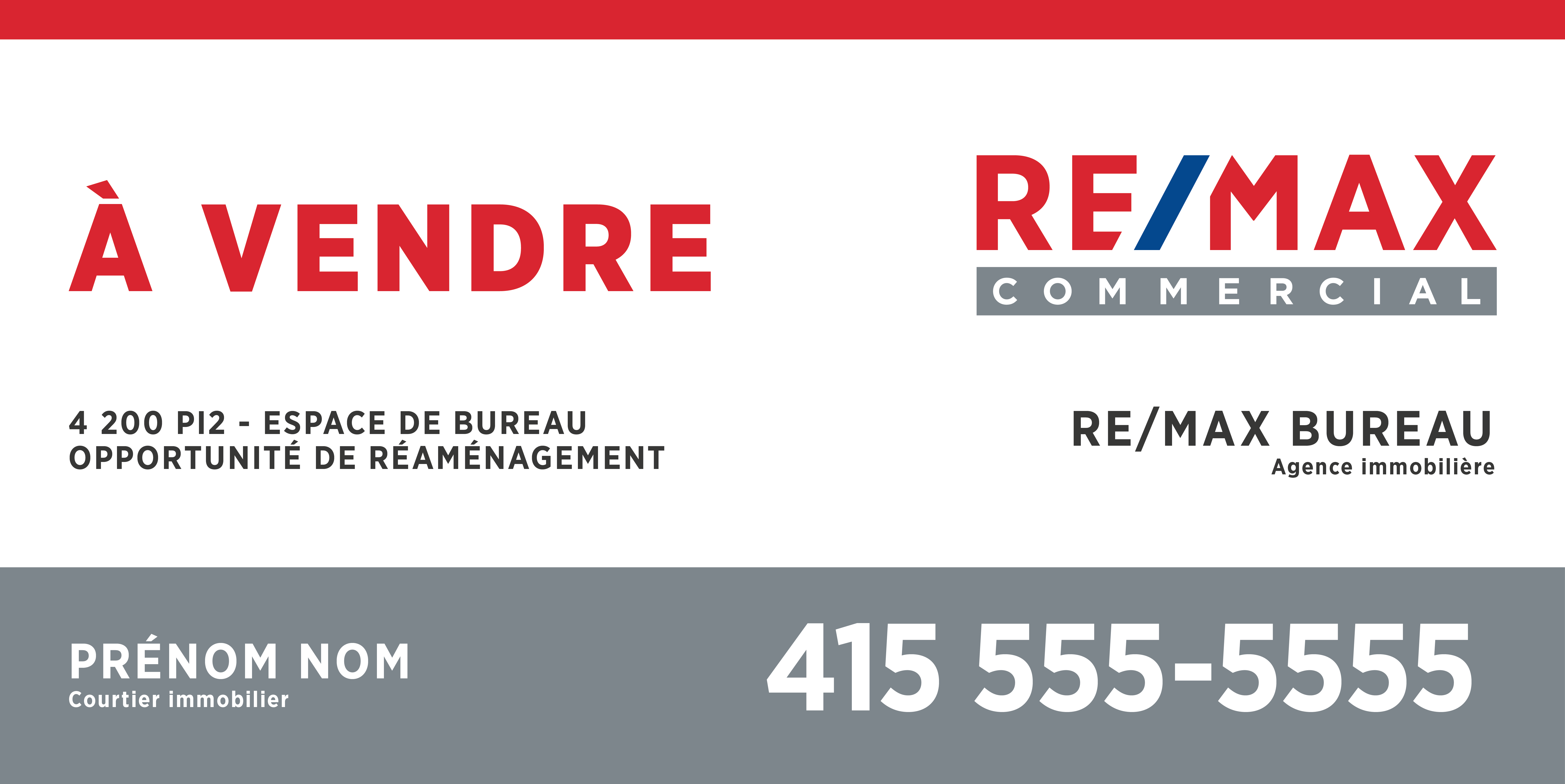 REM-1203 Enseignes commerciales grand format - À vendre