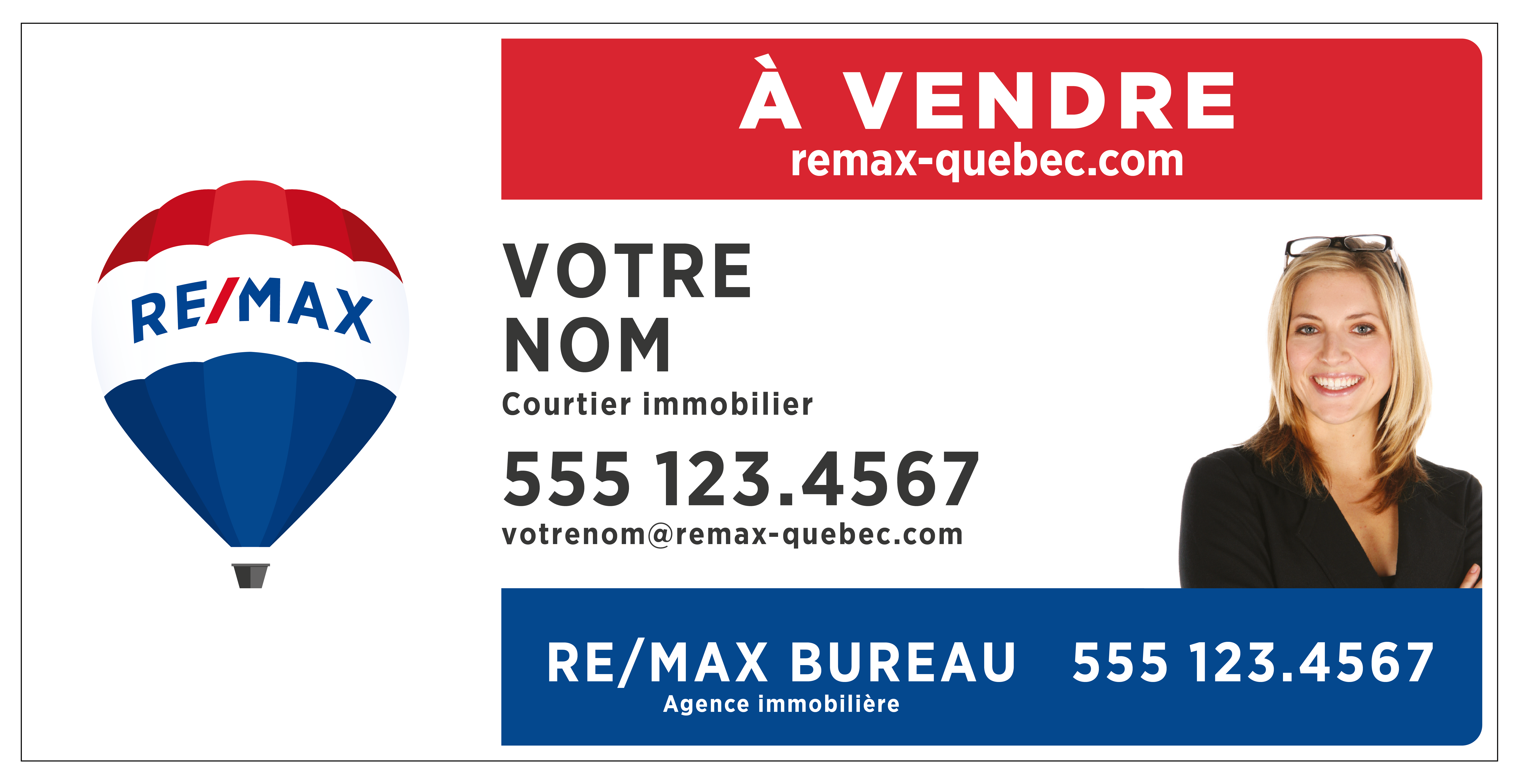 REM-1100 Enseignes résidentielles grand format